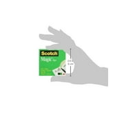 Scotch Magic Tape - Invisible Office Supply Tape - 1 Roll, 3/4 in x 1296 in