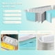 thumbnail image 3 of Pack de 100 Moldes Desechables de Aluminio para Pan Mini con Tapas Transparentes y Cucharas, Ideales para Fiestas, Picnics y Regalos (Azul Claro), 3 of 5