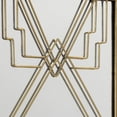 thumbnail image 3 of HomeRoots 516377 11.75 x 1 x 23.75 in. Metal Wall Decor Frame, Gold, 3 of 3