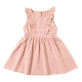 thumbnail image 2 of YWDJ Special Occasion Dresses Girls Childrens Dress Skirt Girls Clothing Small And Medium-sized Girls Performance Puffy Little Girl Princess Skirt 2-6Years Pink 2Y, 2 of 3