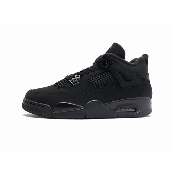 Nike Air Jordan 4 Retro Black/Black-LT Graphite FV5029-010 Men's Size 10.5