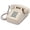 Beige 2500, variant on Single Line 2500 Classic Analog Desk Phone with Volume Control, 2 Ports, Handset and Line Cord Included, Black