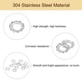 thumbnail image 3 of Uxcell 60pack External Tooth Star Lock Washers, M5 304 Stainless Steel Lock Washer for Equipment Fasteners, Silver, 3 of 4