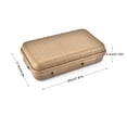 thumbnail image 3 of ziyahi Survival Case Waterproof Shockproof Outdoor Emergency Storage Box Plastic Sponge Climbing Reusable Container Packing Mud Color, 3 of 6