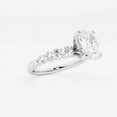 thumbnail image 2 of Zoya Jewel 14K White Gold Plated Engagement Ring for Women - 1.6 Ct Oval Cut VVS1/D Diamond Ring - Christmas Gift Band - Prong Set Anniversary Jewelry, 2 of 2