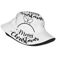 thumbnail image 2 of ZICANCN Bucket Hat -Christmas Merry Unisex Print Double-Side-Wear Bucket Hat for Fishing Beach Outdoor, 2 of 5