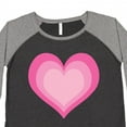 thumbnail image 4 of Inktastic Pink Valentine Heart Women's Plus Size T-Shirt, 4 of 5