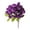 Purple, variant on Walbest 1 Bouquet 15-Head Mini Roses Artificial Flower Realistic Looking Faux Silk Arrangement Flower, Vivid Fake Flower Desktop Ornament Wedding Photography Prop