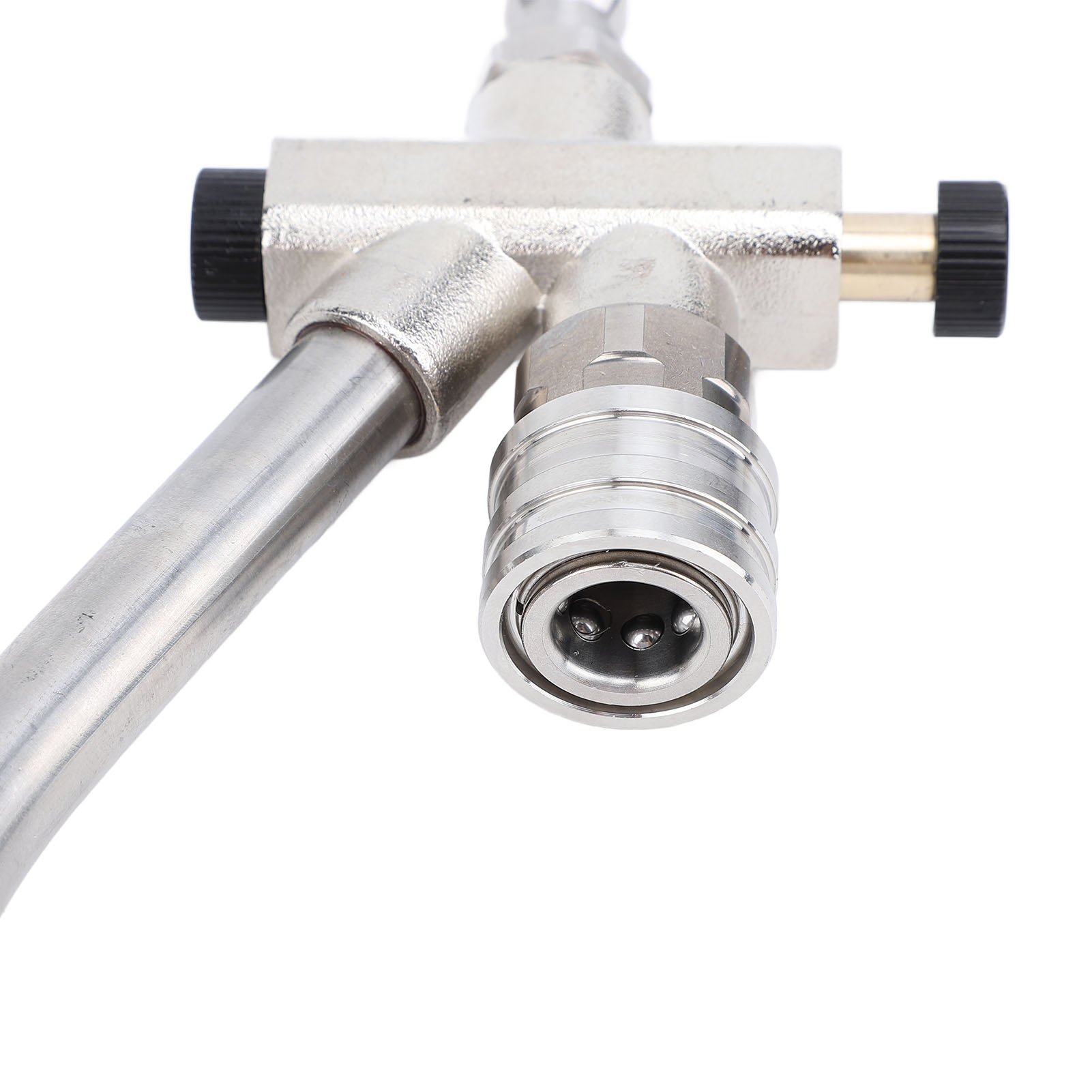 NFTIGB Pressure Washer Extension Wand Dual Connector Tool 1/4in Quick Connect Switch Double Tip Attachment Power for Home Boat Car Washing (11.42 in / 29 cm)
