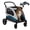 Green, variant on OUTWIND Heavy Duty Extra Large Dog Stroller for Large Dogs up to 160 lbs – Collapsible Pet Wagon with 360° Rotating Shock Absorbing Wheels, Adjustable Handle, Removable Washable Pad – Black