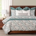thumbnail image 4 of SIScovers  Water Garden Botanical Print Duvet Set 3 Piece - Full, 4 of 5