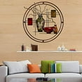 thumbnail image 5 of Benzara 97997 Circular Metal Unique Wall Decor Sculpture, 5 of 5