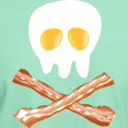 thumbnail image 3 of CafePress - Tasty Skull Bones Dark T Shirt - Men's Classic Graphic Cotton T-Shirt, 3 of 4
