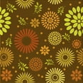 thumbnail image 1 of Ahgly Company Machine Washable Indoor Square Transitional Red Brown Area Rugs, 4' Square, 1 of 7