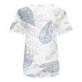 thumbnail image 6 of Dyegold Women's Summer Short Sleeve Tshirts Crew Neck Floral Printed Tunic Tees Trendy Casual Loose Plus Size Tops Blouse, 6 of 6
