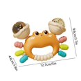 thumbnail image 3 of Crab Rattle Toy, Sensory Development Music Toy for Babies, Interactive Grip Toy for Infants, Early Education Toy, Sound and Light Rattle Toy for Kids, 3 of 6