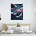 thumbnail image 5 of Butterflies Night Sky Tapestry Wall Art, Aesthetic Home Decor for Bedroom and Living Room, Soft Polyester Fabric, HD Printing, Multiple Sizes 30 * 40in, 5 of 5