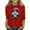 Red a, variant on Spazoro Toddler Girls 3/4 Sleeve Shirts, Graphic Print Spring and Fall Round Neck Casual Fashionable Tops for Girls Red Size 5-6T