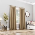 thumbnail image 6 of Sun Zero Brant Energy Saving Blackout Tab Top Curtain Panel, 40"X95", Taupe, 6 of 9