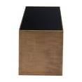 thumbnail image 2 of Reed Coffee Table Brass & Black Coffee Table, Modern Style, Tinted Tempered Glass rectangular shape tabletop, Steel, Indoor Living, 2 of 5