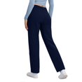 thumbnail image 4 of Delayuji Business Casual Pants for Women Women's Fleece Lined Sweatpants Cotton Straight Leg Pants with Pockets Drawstring Xxl Blue, 4 of 5