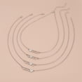 thumbnail image 2 of Osdhezcn 4Pcs/5Pcs Sister Heart-shaped Short Necklaces Stainless Steel Best Friend Necklace Suitable for 4 Sisters or 5 Sisters, 2 of 11