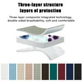 thumbnail image 4 of Four sizes, multiple colors, waterproof mattress protector - soft and breathable large bed waterproof mattress cover, noise free, washable cooling mattress pad - equipped with stretchable 18 inch dee, 4 of 8