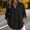Black, variant on Women's Corduroy Top with Half Button Down, Collared Long Sleeve Pullover Blouse, Loose Fit Casual Tunic Top for Fall Winter