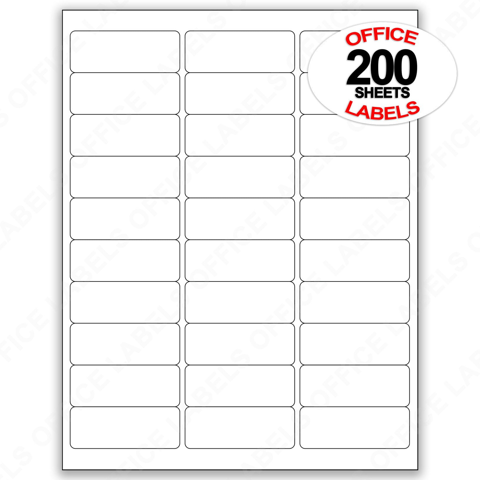 200 Sheets Of Address Labels 1 X 2 5 8 30up 6000 Labels 5160 5260 200-sheets-of-address-labels-1-x-2-5-8-30up-6000-labels-5160-5260