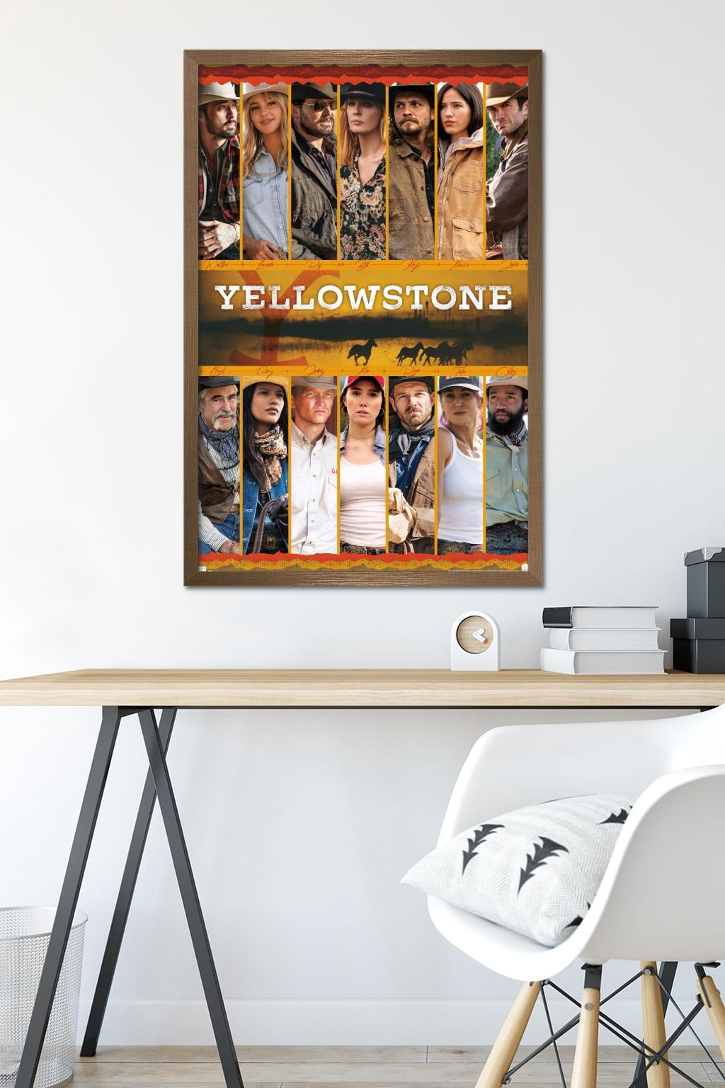 Yellowstone - Group Wall Poster, 22.375" x 34" Framed