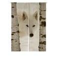 thumbnail image 1 of Cortina japonesa Noren ABPHQTO Lobo ártico 85x120 cm, 1 of 1