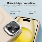 ESR iPhone 15 Pro Max Case Cloud Silicone MagSafe with Stash Stand Military-Grade Protection, Tan