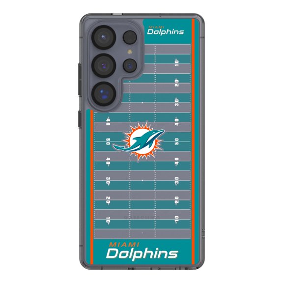 Miami Dolphins Galaxy Clear Field Design Case