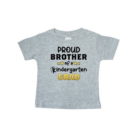 

Inktastic Proud Brother of a Kindergarten Grad Gift Baby Boy T-Shirt