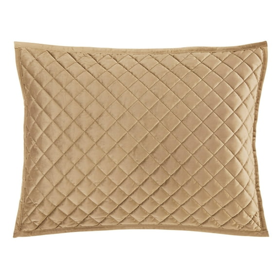 Quilted Velvet Pillow Sham Set by HiEnd Accents