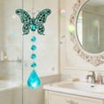 thumbnail image 5 of Stained Glass Butterfly Suncatcher, Painted Crystal Window Pendant, Hanging Ornament Decor for Home Garden Car, Gift for Women Girls Holiday Decoration, 5 of 6