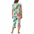 thumbnail image 5 of Qiopertar Liquidation à Moins de 5$ Blouse Décontractée à Col Rond Manches Courtes Mode Pantalon Ensemble de Pyjama Grandes Économies de Vacances!, 5 of 5