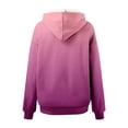 thumbnail image 2 of Womens Oversized Fall Clothes, Hoodies for Women Fashion Loose Fit Ombre Tie Dye Hooded Crewneck Long Sleeve Pullover with Pockets, 2 of 3