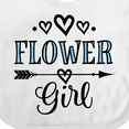thumbnail image 4 of Inktastic Flower Girl Wedding Bridal Party Girls Baby Bib, 4 of 4