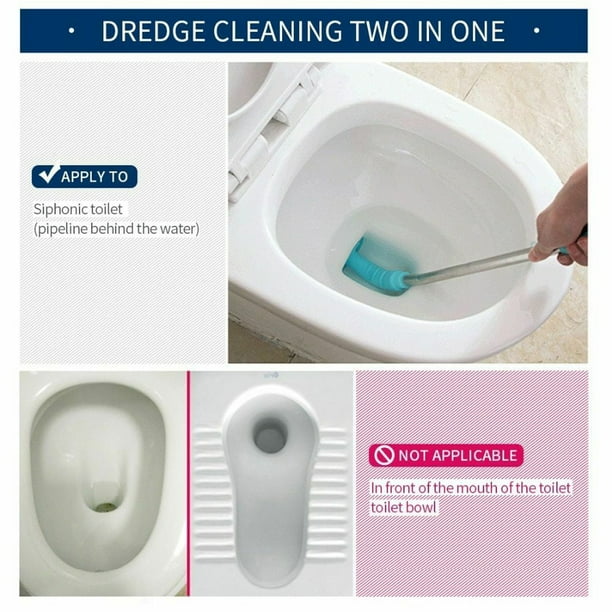 Long flexible toilet brush deals