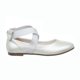 thumbnail image 2 of Flats Ballerina Niña Moda Casual Cómodo Tipo Piel Blanco Perla Moño Trasero Tirantes 005A4R blanco 19 Tropicana 005A4R, 2 of 7