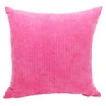 thumbnail image 2 of Funda de almohada de pana suave para sofá, cuadrada, de 20 a 24 pulgadas Rosa roja 50 x 50 cm, 2 of 9