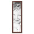 thumbnail image 2 of ArtToFrames 10" x 38" Honors Mahogany with Gold Picture Frame, 10x38 inch Brown Wood Poster Frame (WOM-5156), 2 of 7