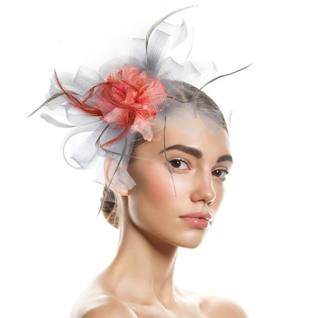 Hats For Women Fascinators Womens Pillbox Flower Hat For Tea Party Cocktail Ball Wedding Church