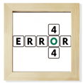 thumbnail image 1 of Error al alinear la búsqueda Pantalla de escritorio de pared de fotograma cuadrado, 1 of 4