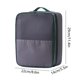 thumbnail image 3 of Zapatero, organizador de zapatero de tres posiciones, caja organizadora de zapatos de viaje, bolsa de almacenamiento de zapatos portátil impermeable con 3 compartimentos, se puede fijar a la partición, 3 of 6