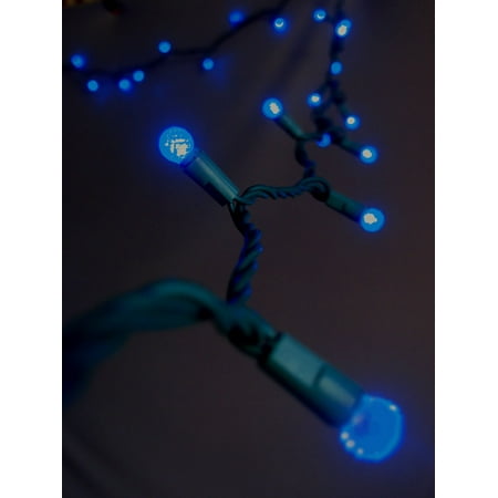 Led Light Cord Fantado 70 Outdoor Blue LED G12 Raspberry String Lights, 23.6 FT Green Cord, Weatherproof, Expandable by PaperLanternStore ()