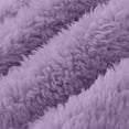 thumbnail image 5 of BLTIBY Sherpa Jumpsuit for Women Hoodies Fuzzy Pajamas Long Sleeve Adult Onesie Pajamas Winter Rompers Sleepwear with Pockets Purple 3XL, 5 of 5
