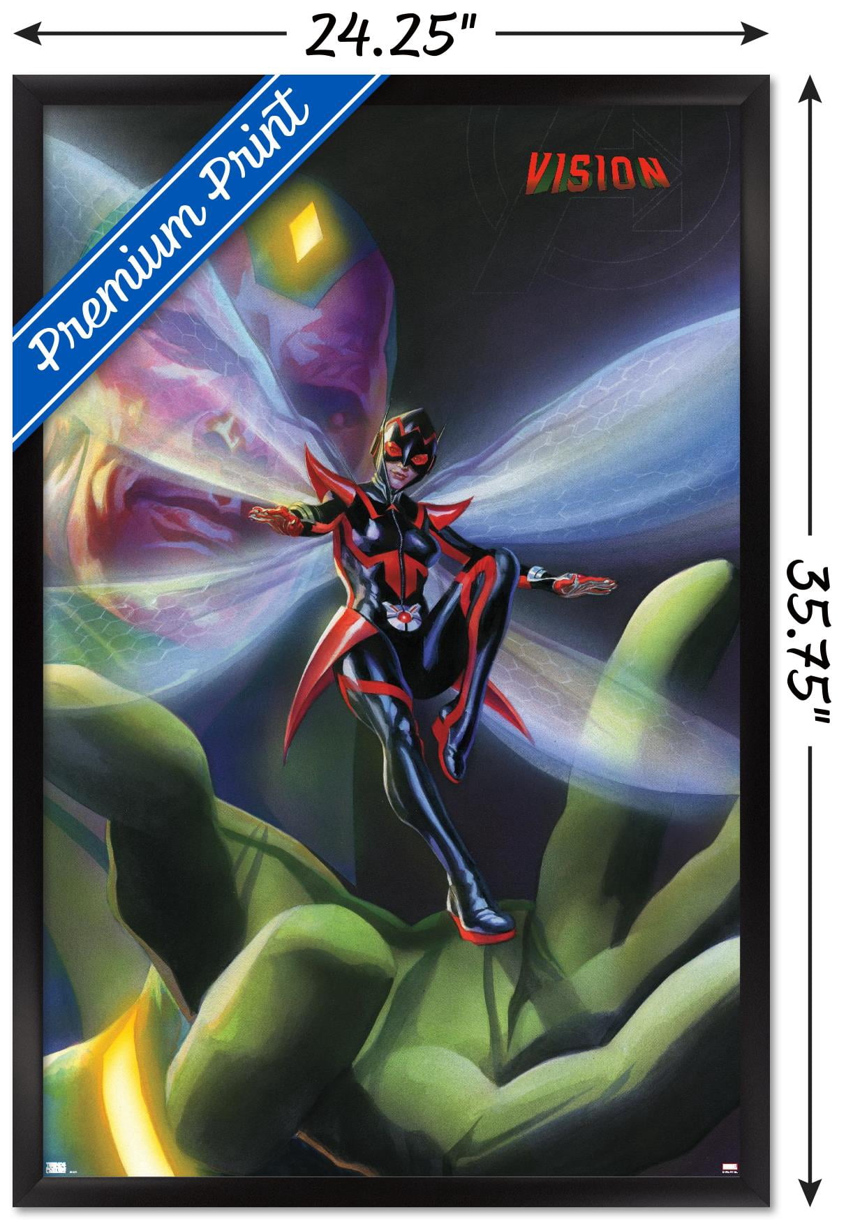 Marvel Comics - Vision - All-New, All-Different Avengers #9 Wall Poster, 22.375" x 34", Framed