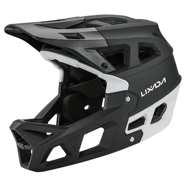 Casco de seguridad Casco integral de bicicleta de montaña para adultos Racing Downhill MTB Casco para hombres/mujeres Casco de bicicleta de montaña para adultos con visera de más de 31 ventilaciones C